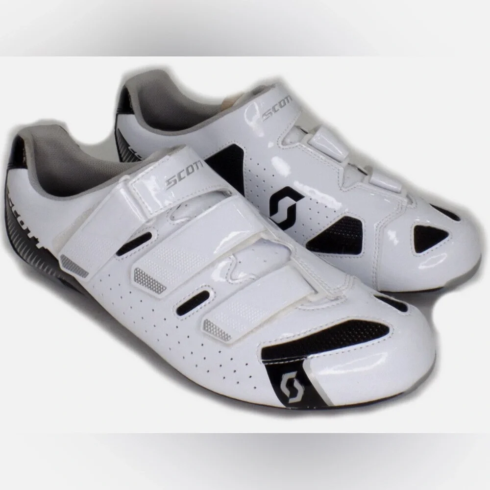 Scott Road Comp Lady Gloss White/Gloss Black Size 6.5 US/ 38 cycling shoes‎
